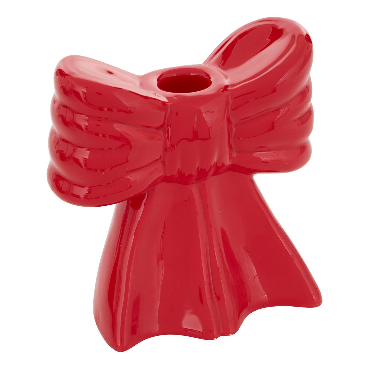 Casti&ccedil;al vermelho de cer&acirc;mica 13cm