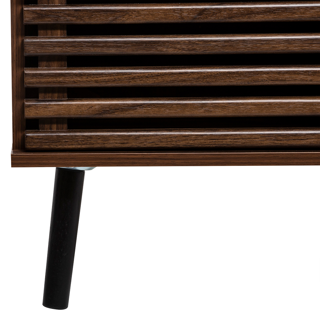 M&oacute;vel De Apoio Slat Com 2 Portas Slow Time