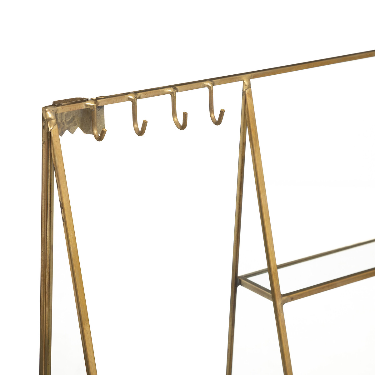 Porta bijuteria para parede MOOD dourado 27x30cm