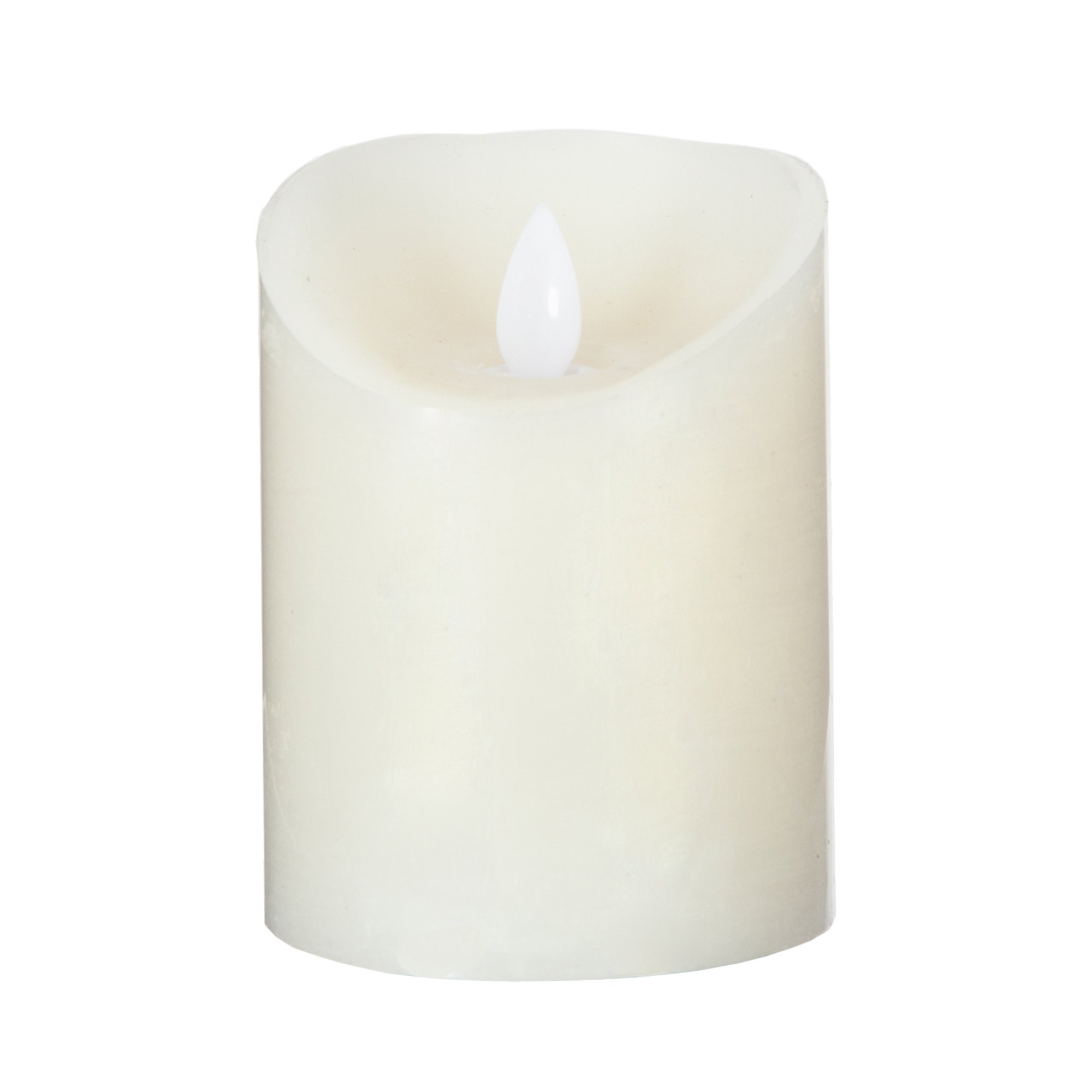 Vela led branca 7.5x10cm