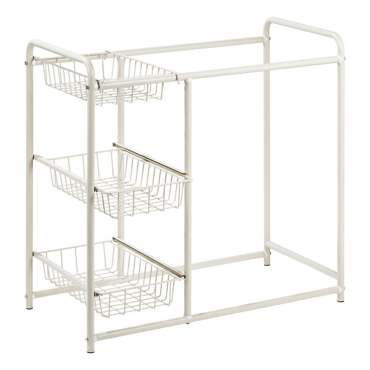 M&oacute;vel de apoio para roupa suja branco