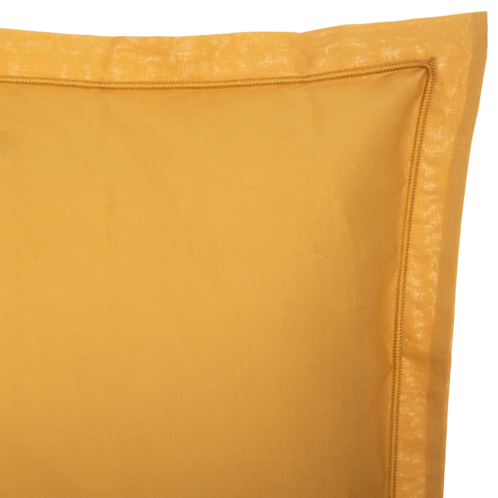 Capa ocre para almofada 63x63cm,  Capa ocre para almofada 63x63cm