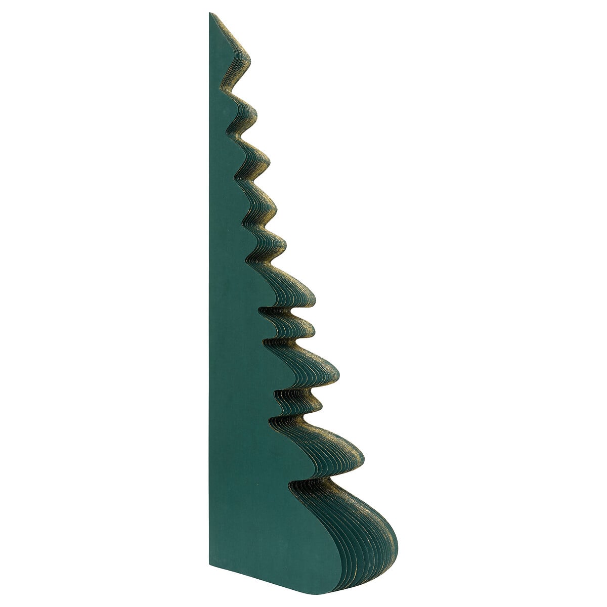 &Aacute;rvore de natal decorativa origami verde 90cm
