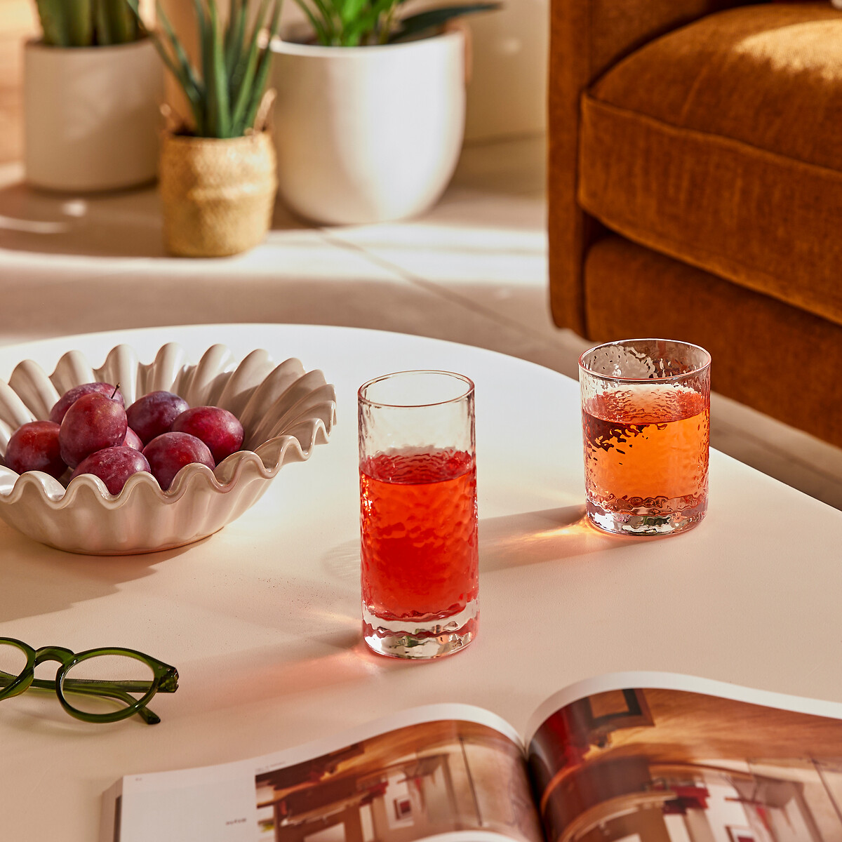 Copo de &aacute;gua SIENNA de vidro 30cl