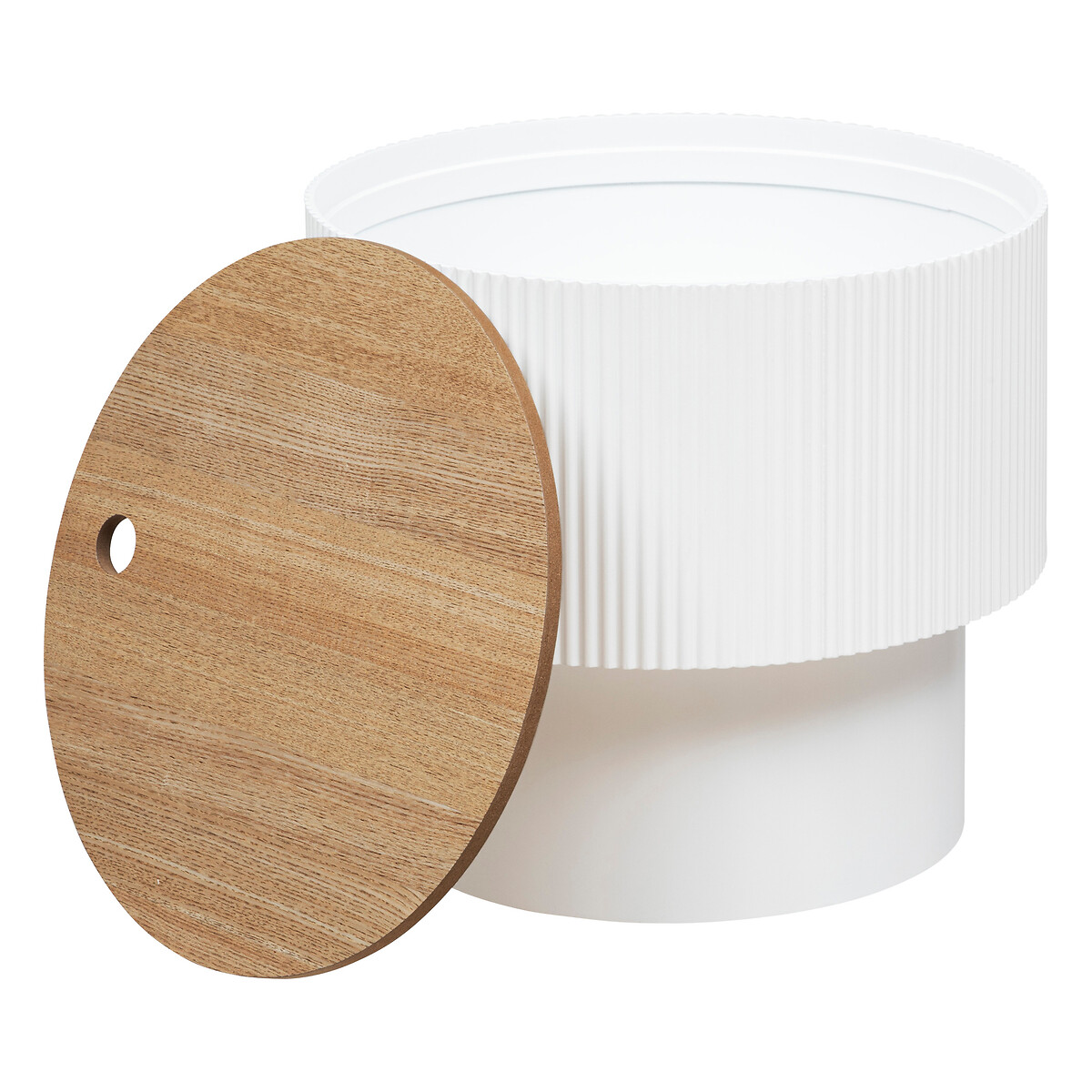 Mesa de apoio ENOLA branco e bege