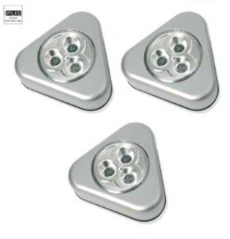 Conjunto 3 l&acirc;mpadas led de presen&ccedil;a