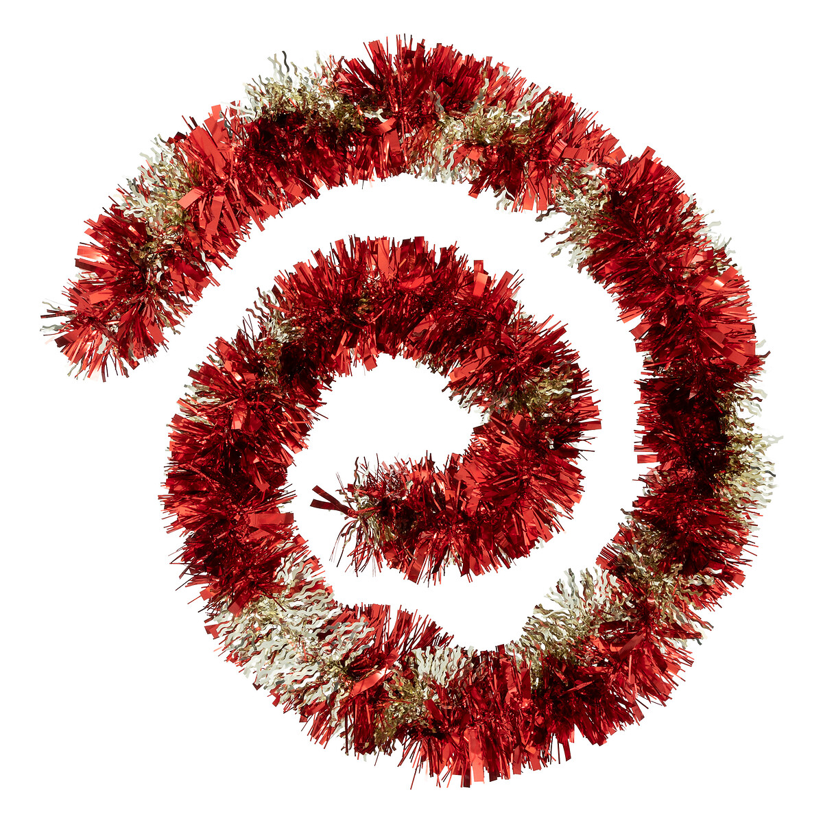 Grinalda vermelho e dourado mixed 200cm