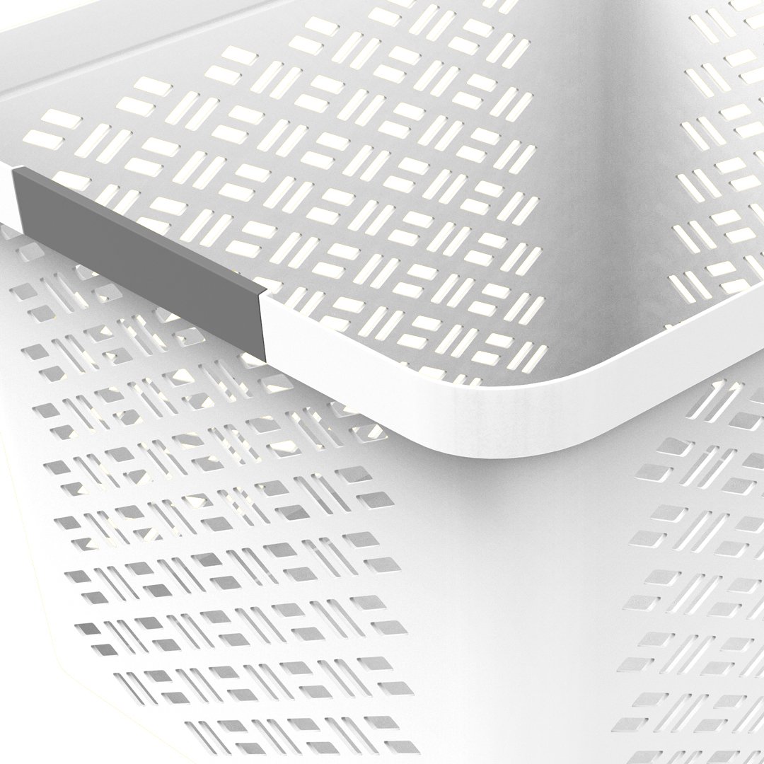 Cesto de arruma&ccedil;&atilde;o fundo com pega