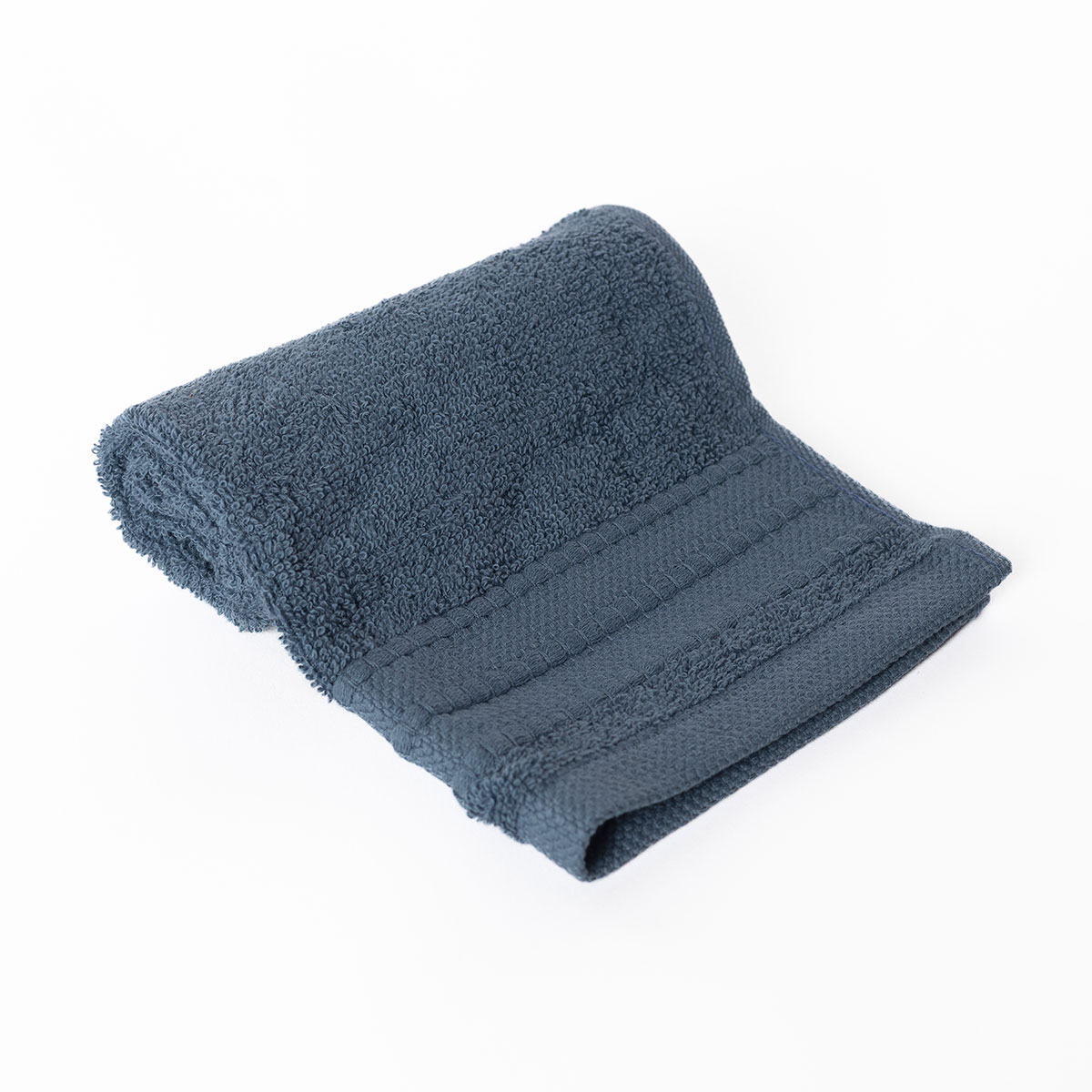 Toalha ESSENZA azul de algod&atilde;o 30x50cm