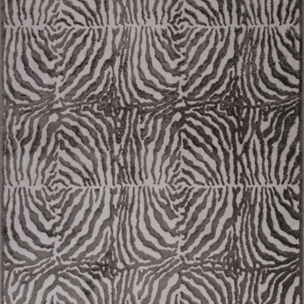 Tapete ZAHA zebra cinza antracite 133x190cm