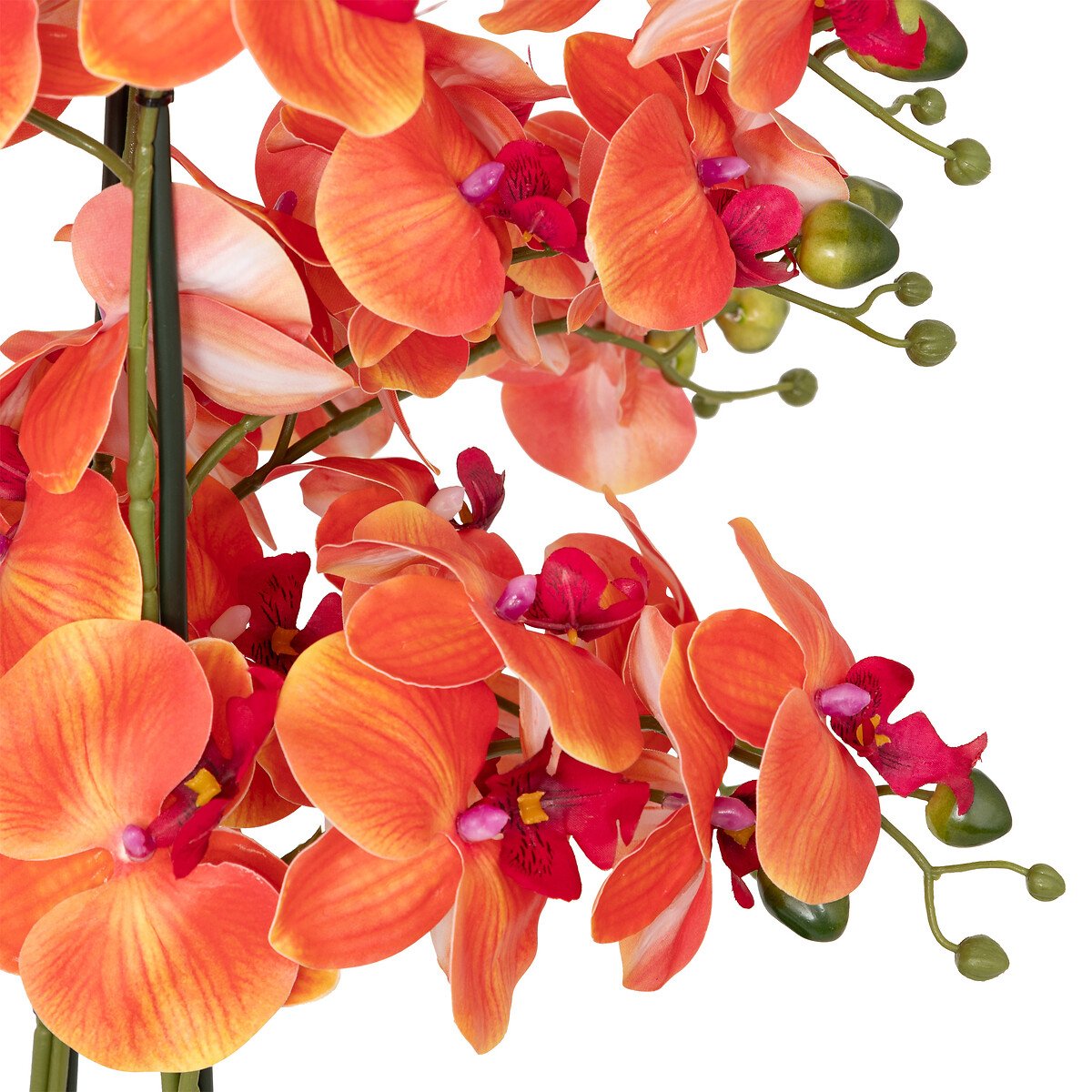 Vaso com orqu&iacute;dea artificial SANAE 65cm