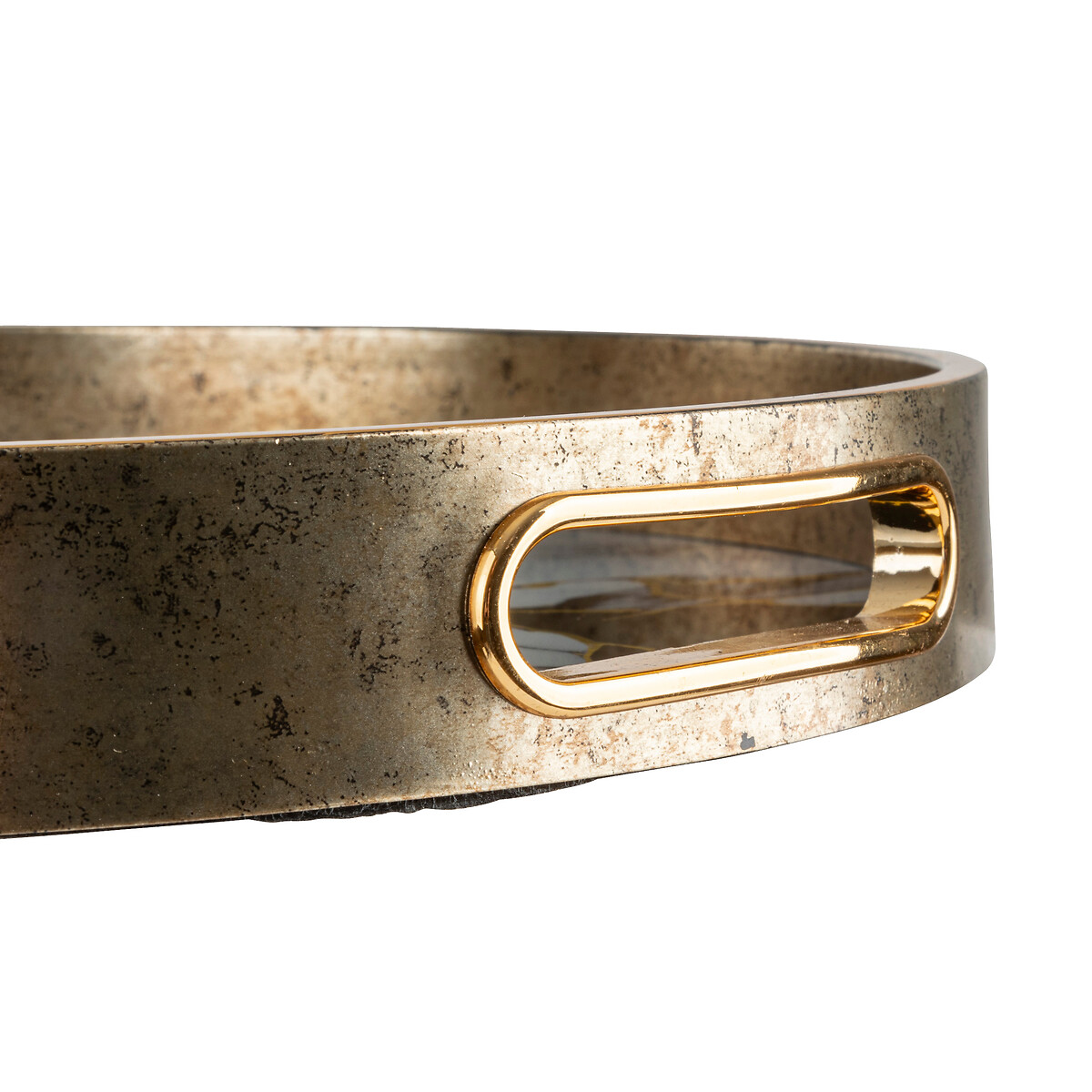 Tabuleiro Em Resina Marorizado Inaya 4x31,7cm