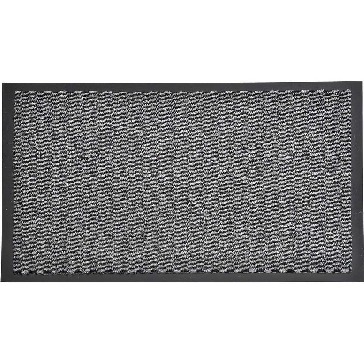 Tapete de entrada LISA cinza 60x80cm