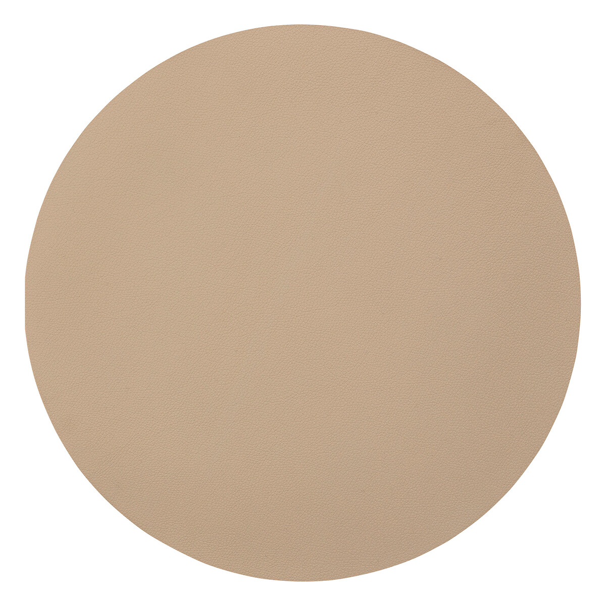 Individual de mesa redondo tenor bege 38cm