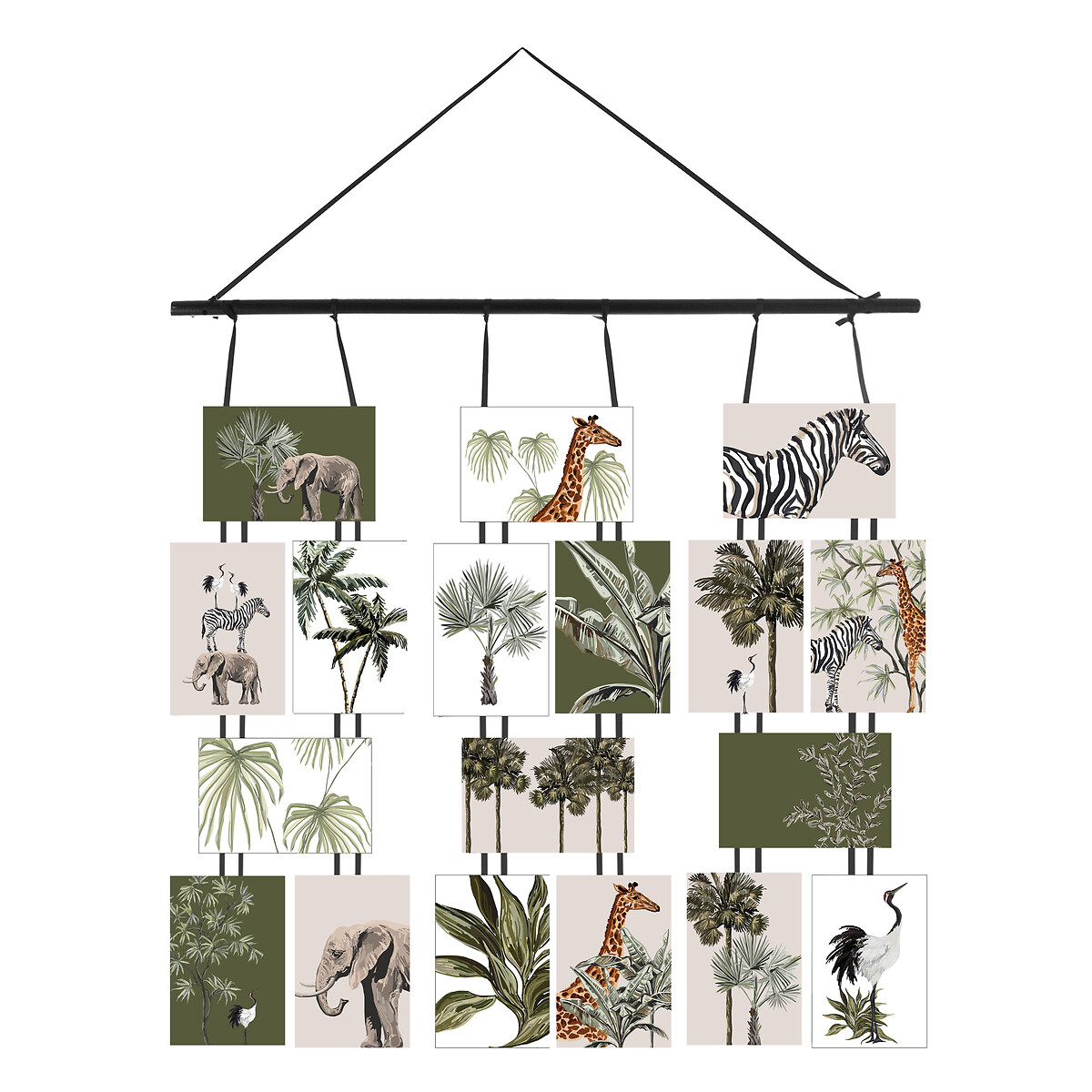 Multimoldura em acr&iacute;lico para 18 fotos