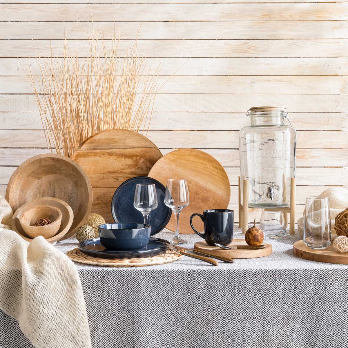 Copo de água ELAYA em vidro sem pé 34cl