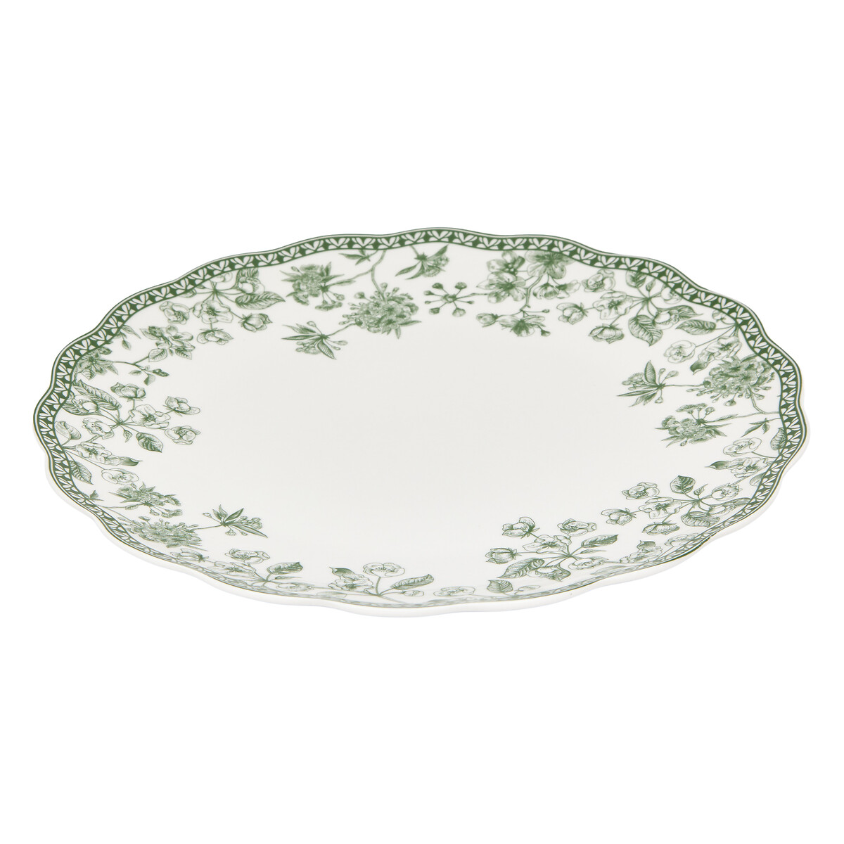 Prato raso LISIERE verde 27cm