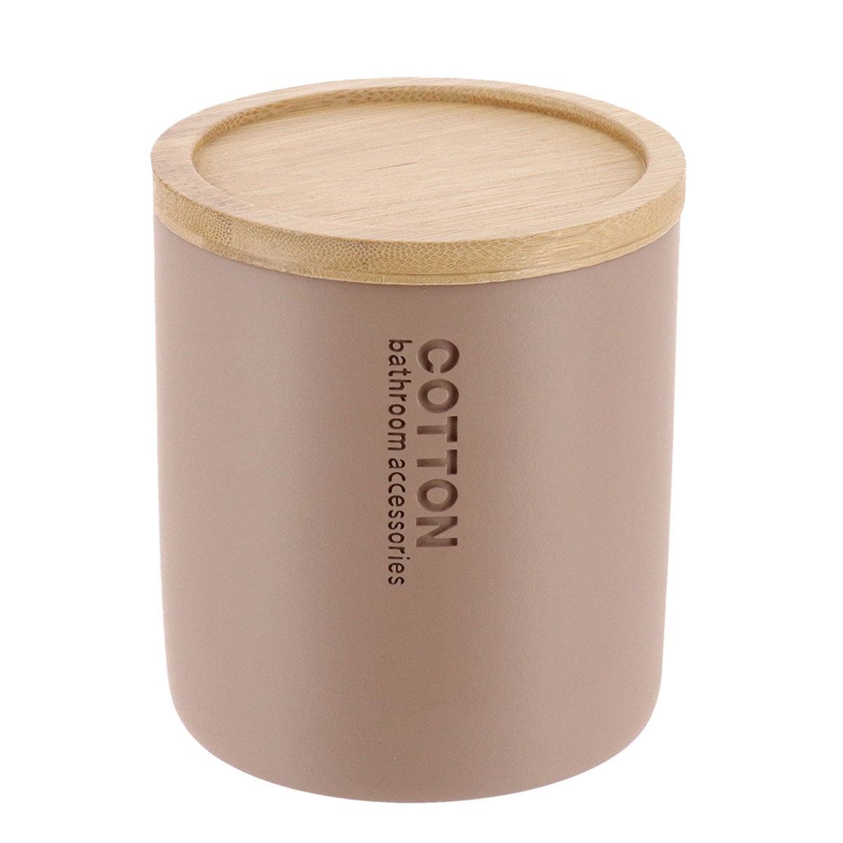 Caixa para algod&atilde;o taupe