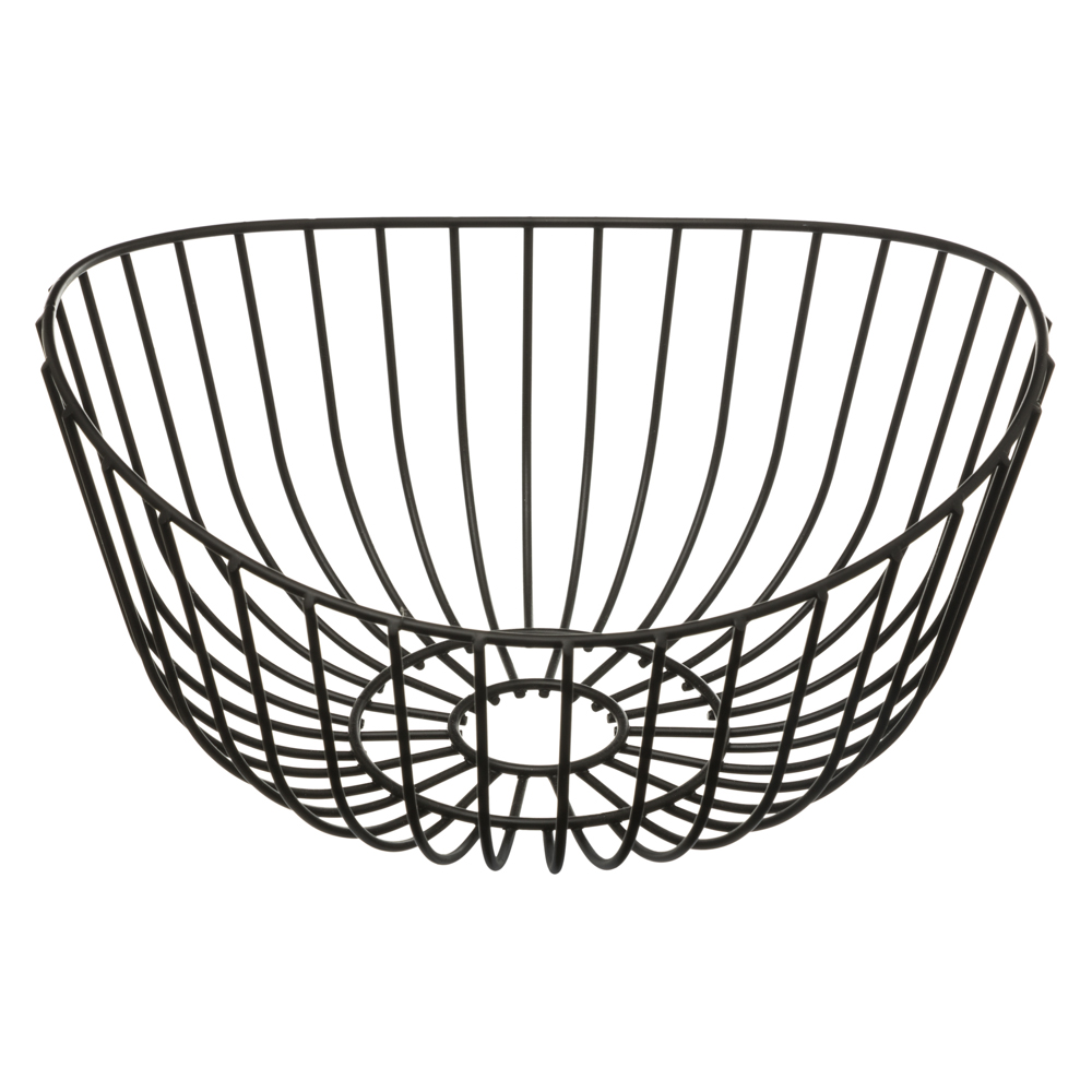 Fruteira com 2 níveis preta