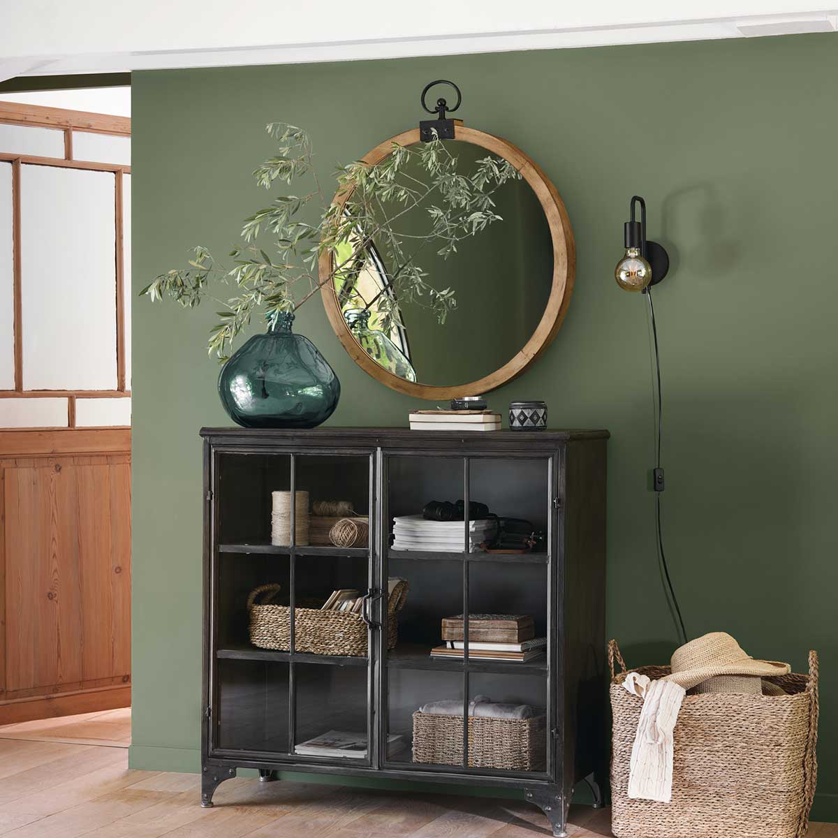 Espelho de parede em vidro