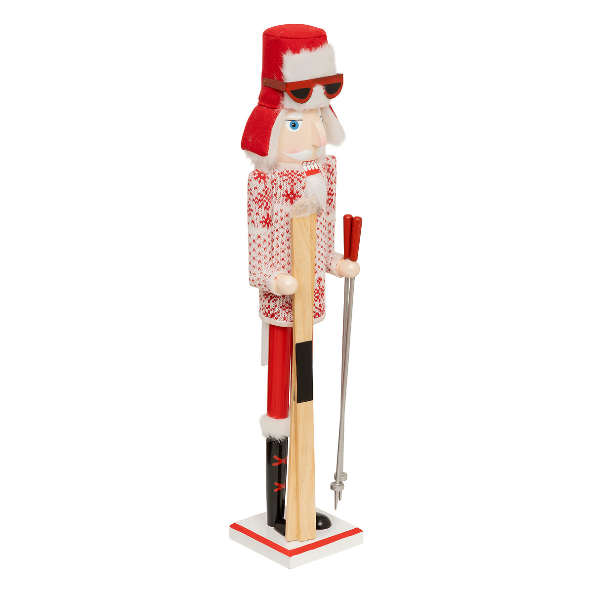 Figura soldado de chumbo SKI 60cm