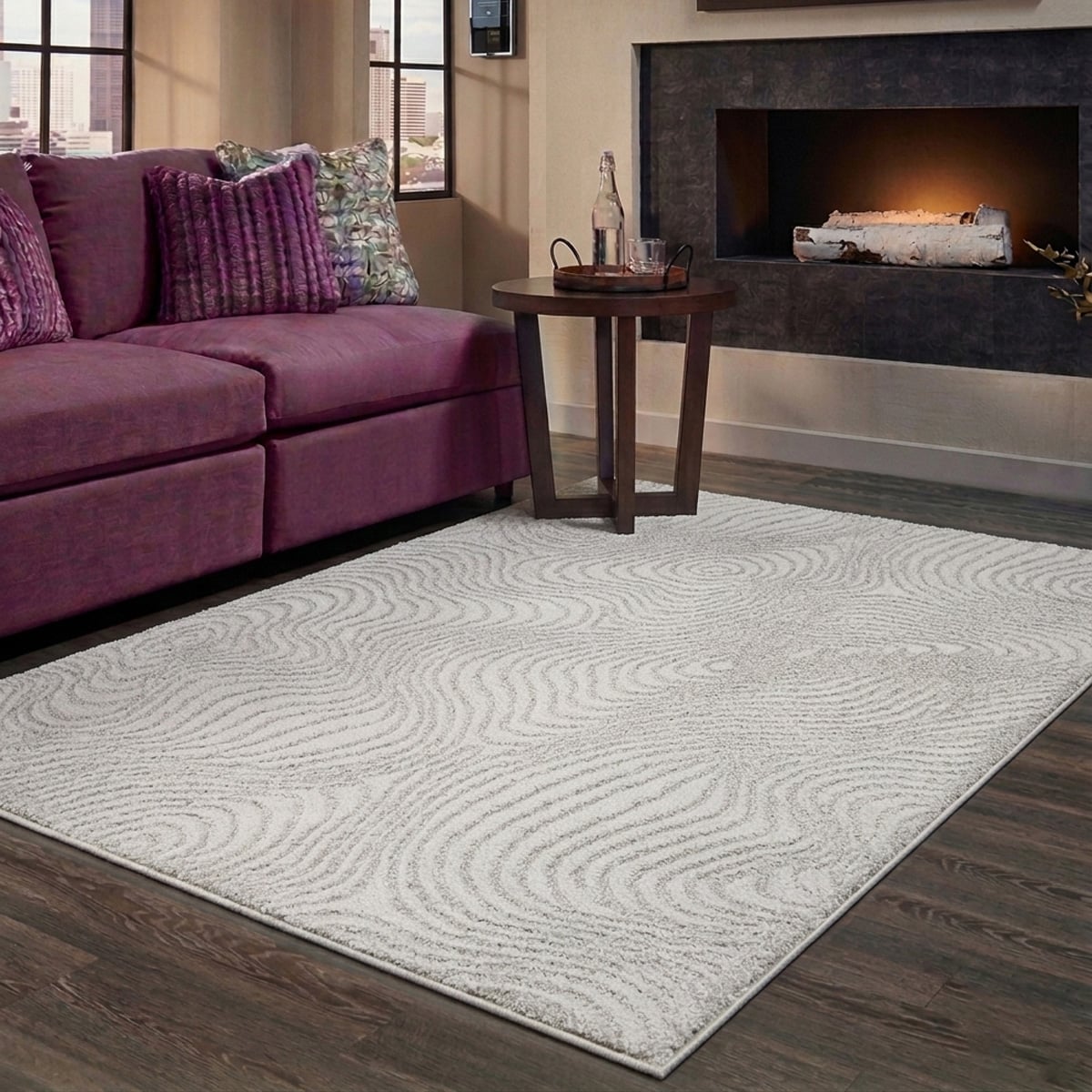 Tapete NEBRA cinza 160x235cm