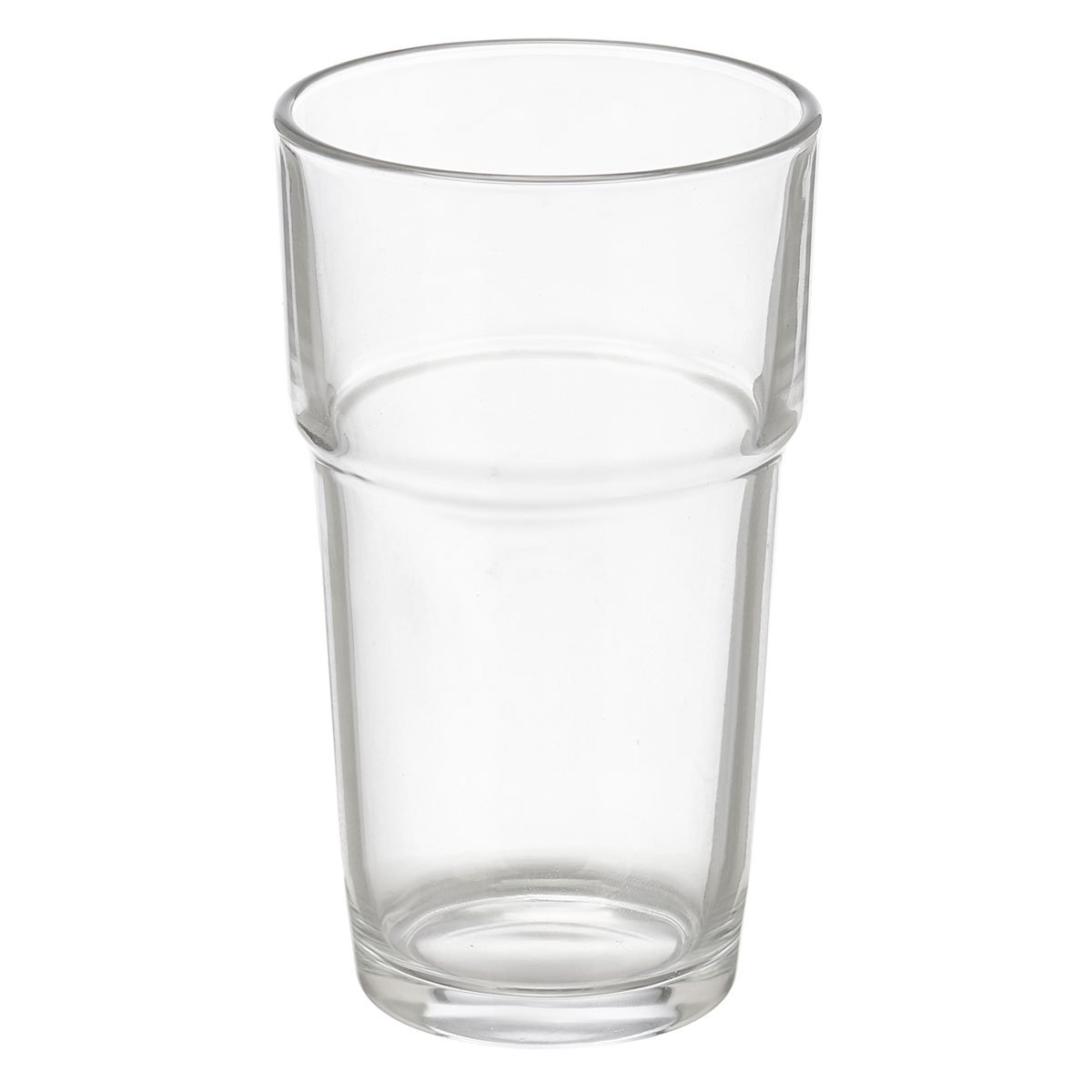 Copo com riscas em vidro 370ml