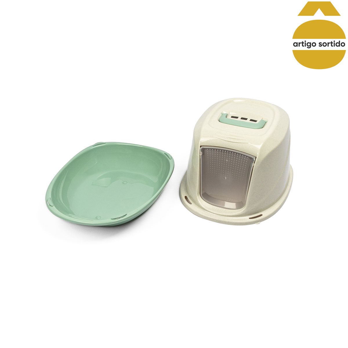 Wc para animal GALAXY DELUXE com porta, pega e filtro