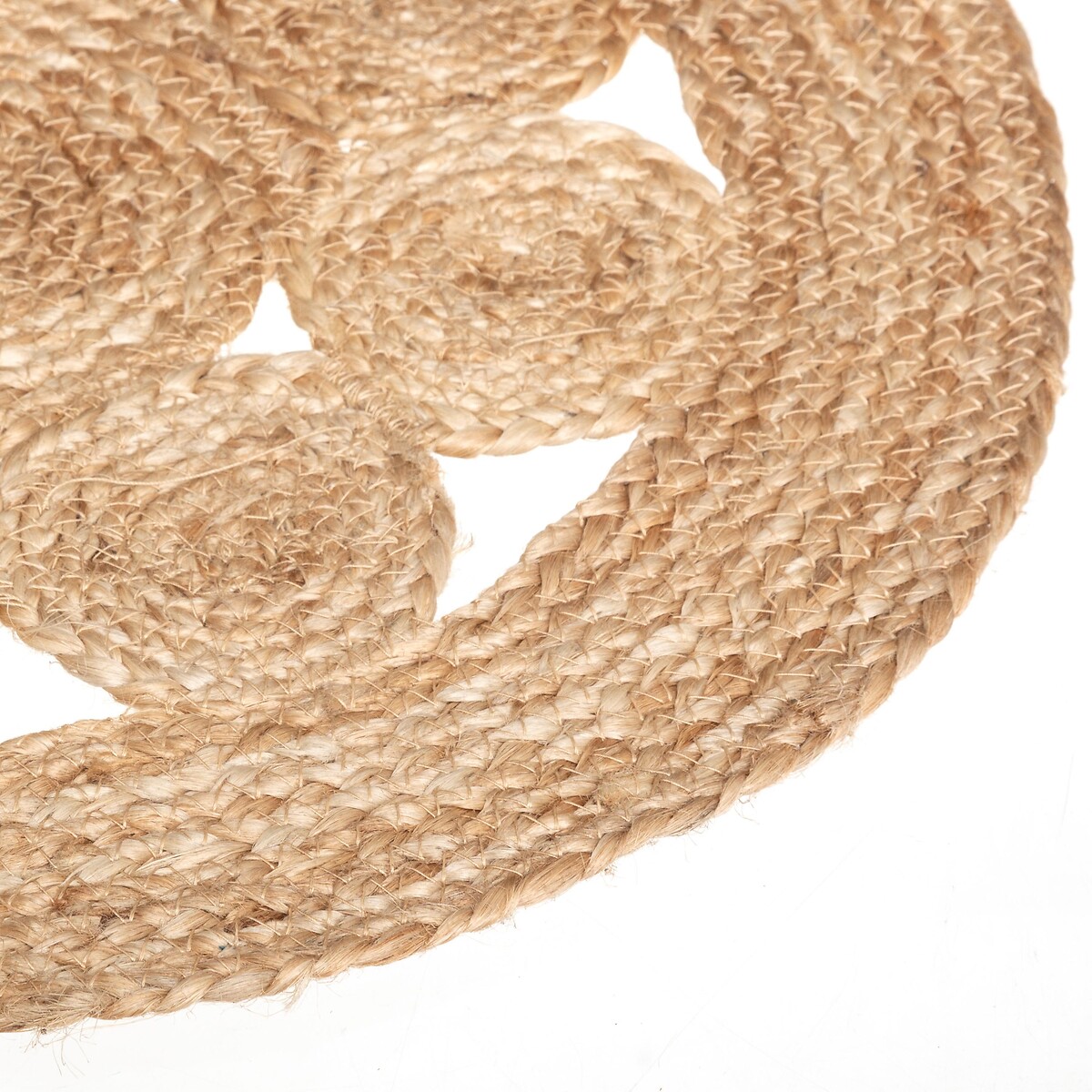 Individual de mesa redondo em juta 38cm