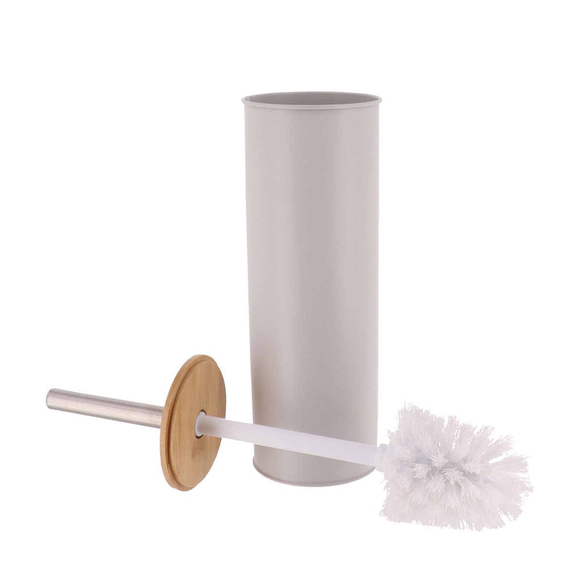 Escova wc cinza claro