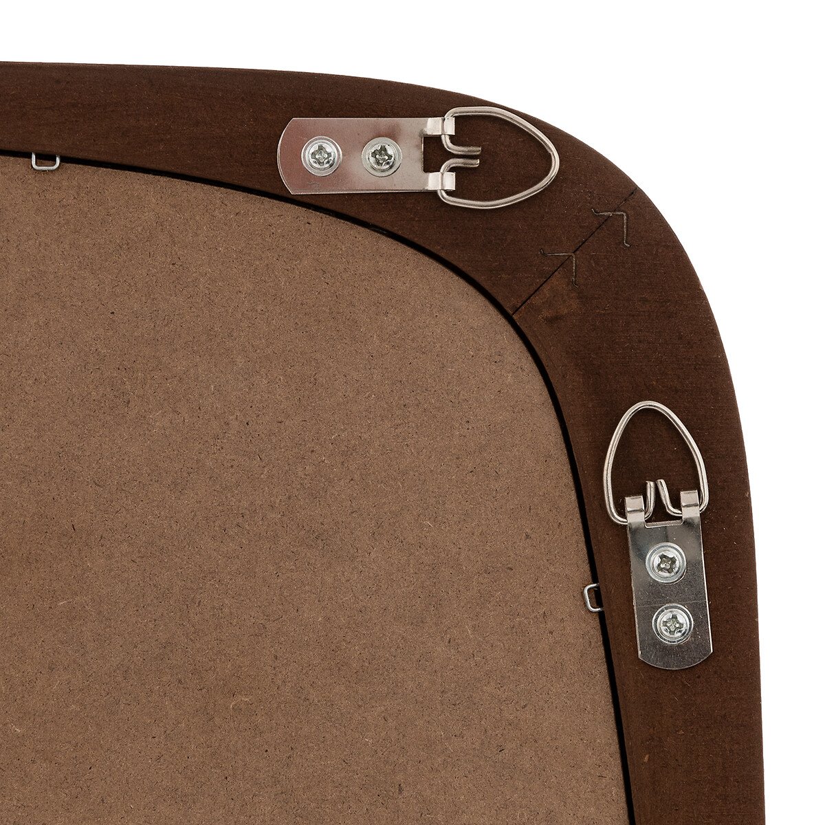 Espelho de parede KEIRA castanho em mdf 65cm