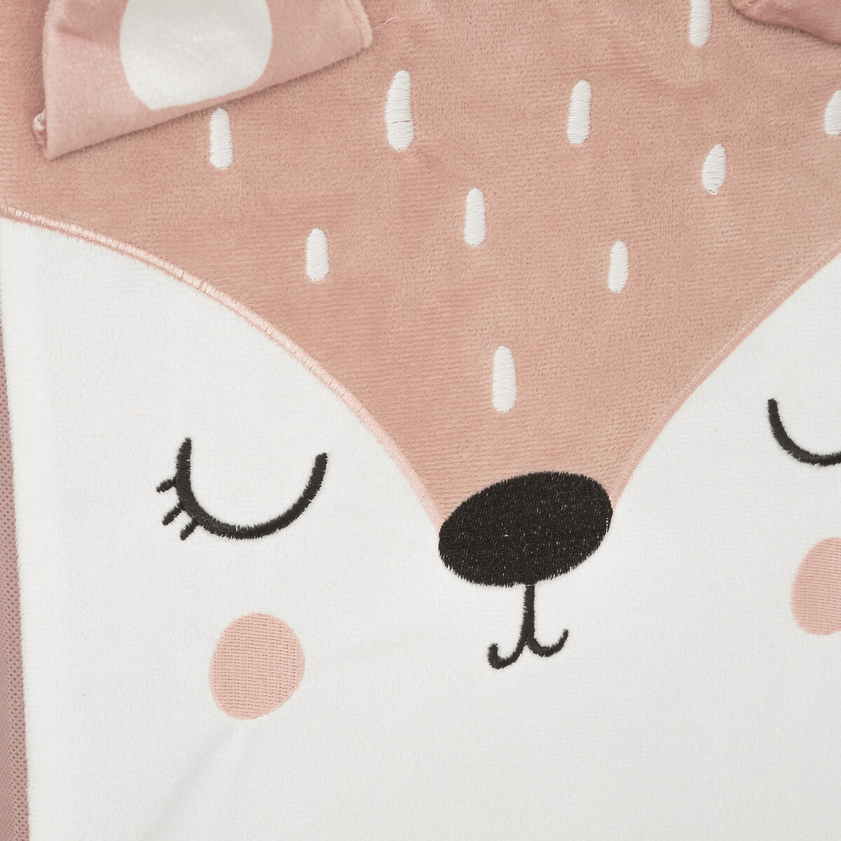 Cubo de arrumação raposa rosa 29x29cm