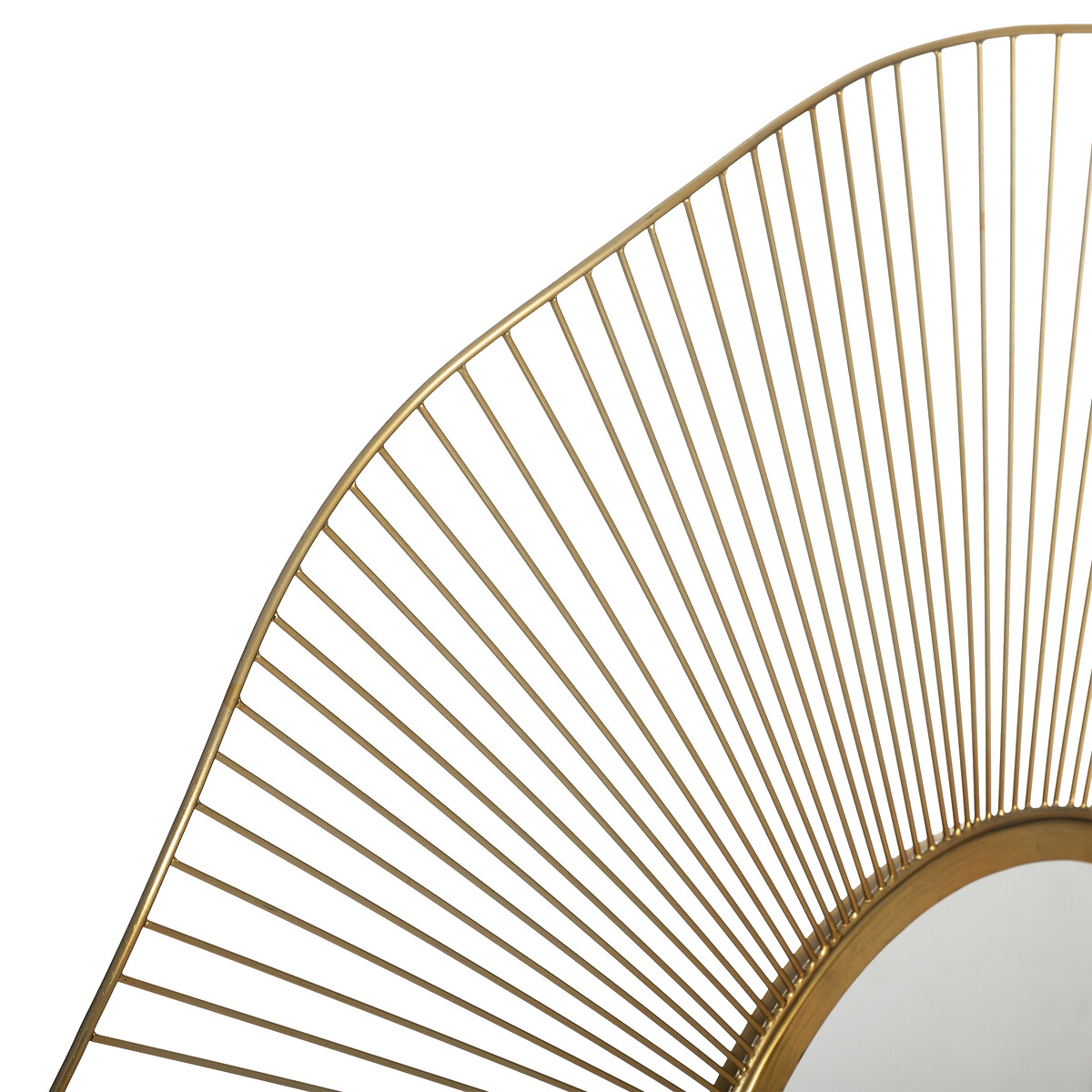 Espelho de parede JODIE dourado 97cm