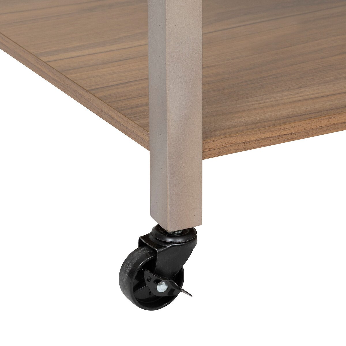 Ilha de cozinha COME castanho em mdf