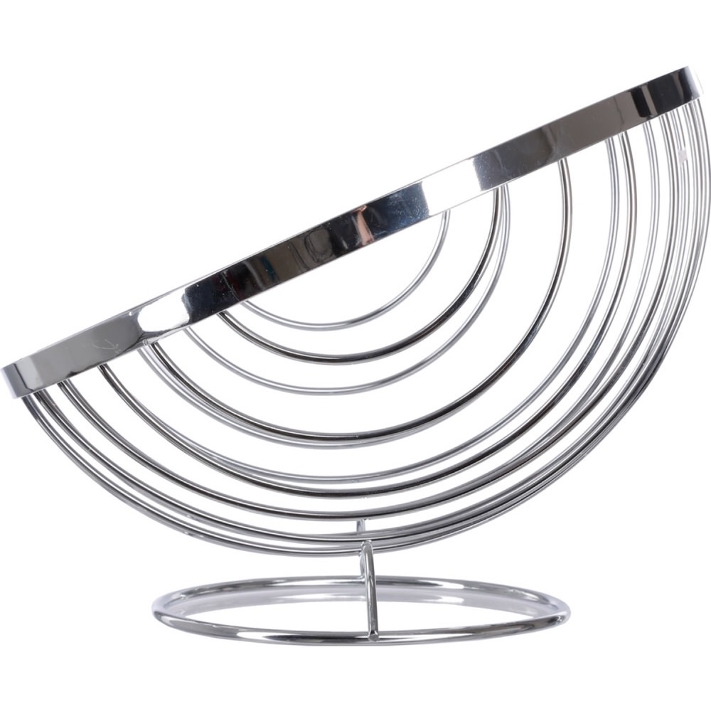 Fruteira descentrada em metal 26cm