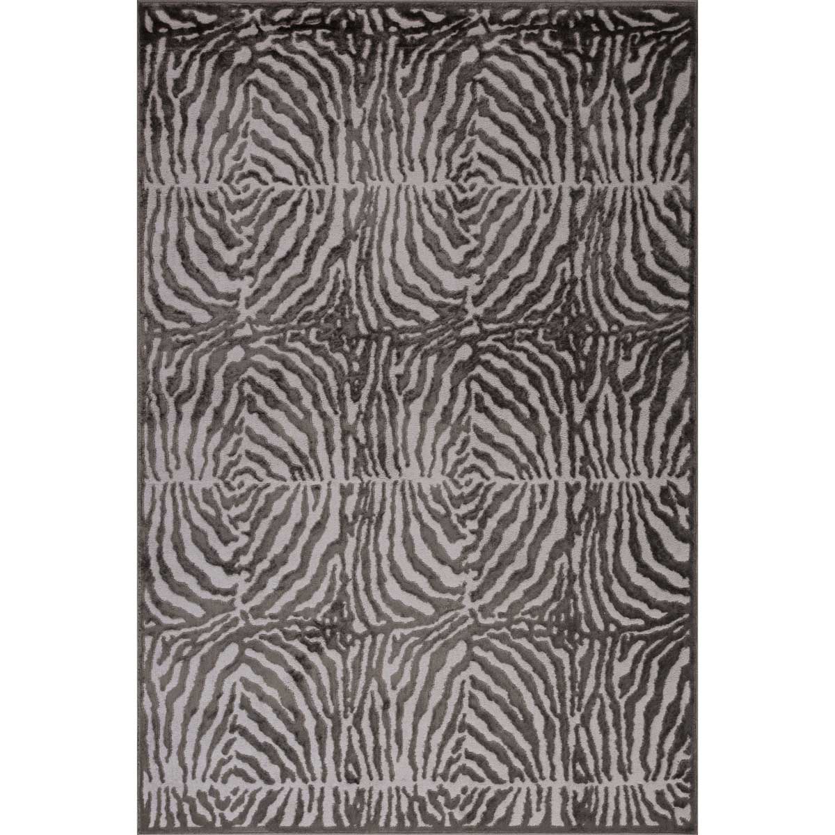 Tapete ZAHA zebra cinza antracite 80x150cm