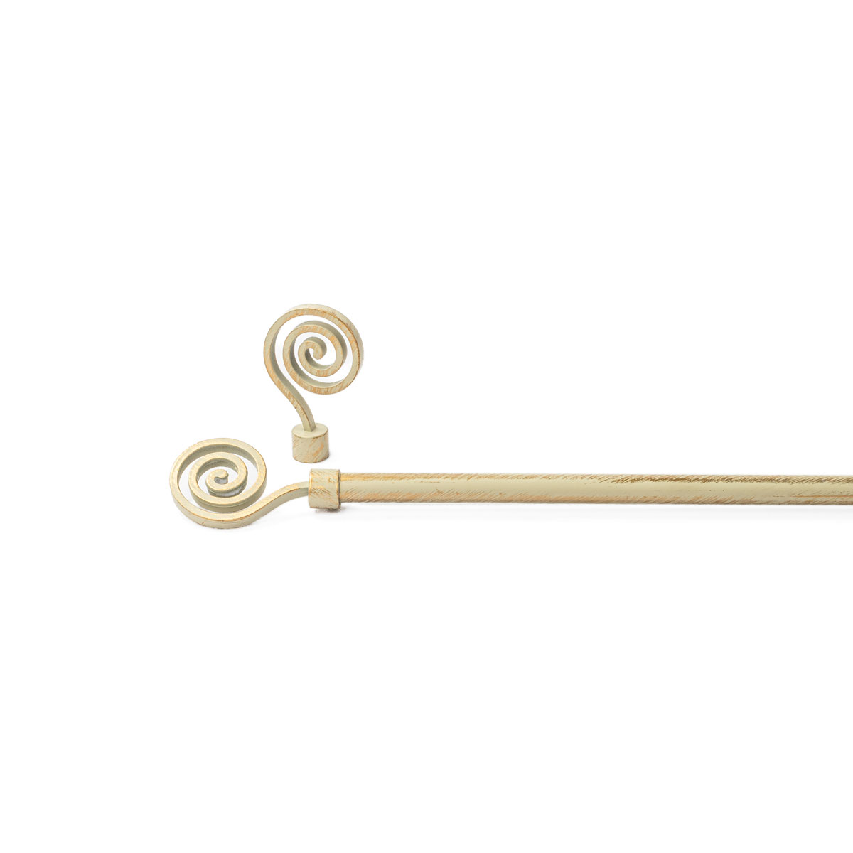 Kit var&atilde;o extens&iacute;vel marfim e dourado 120-210cm