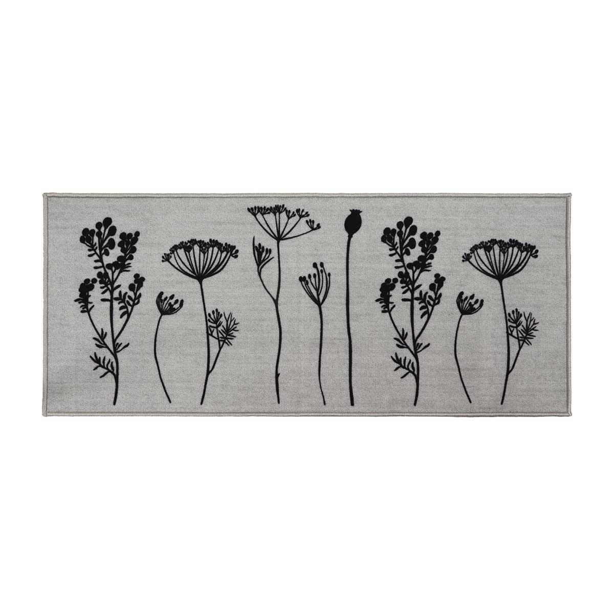 Tapete HERBIER cinza 50x120cm