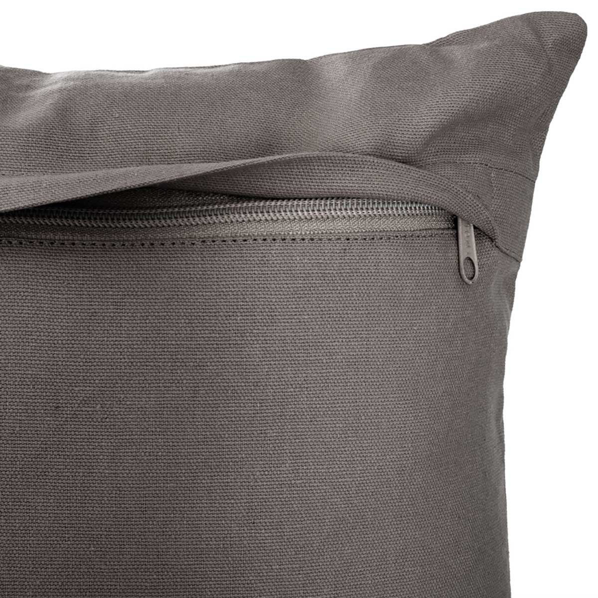 Almofada OTTO cinza 38x38cm,  Almofada OTTO cinza 38x38cm