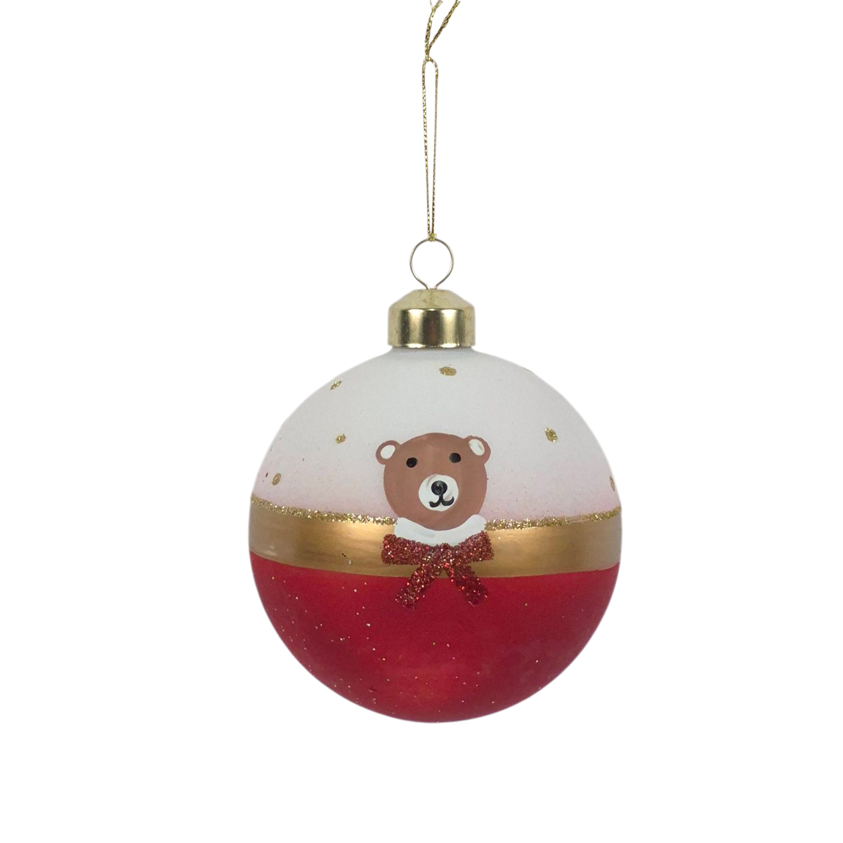 Bola de Natal em vidro 8cm