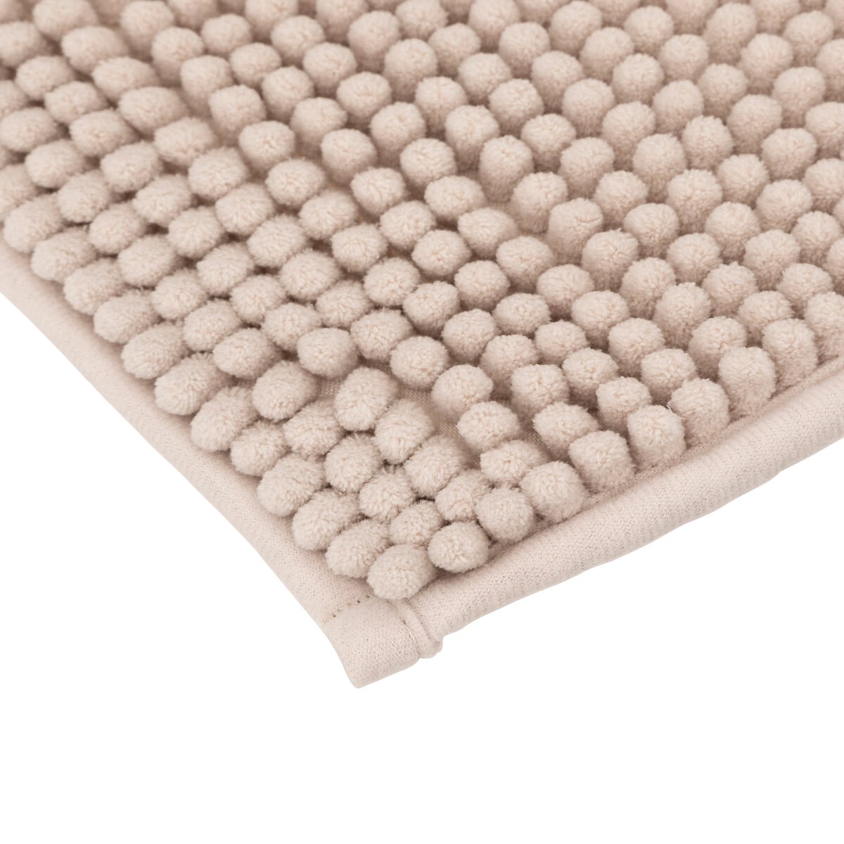 Tapete wc chenille cor linho 80x50cm
