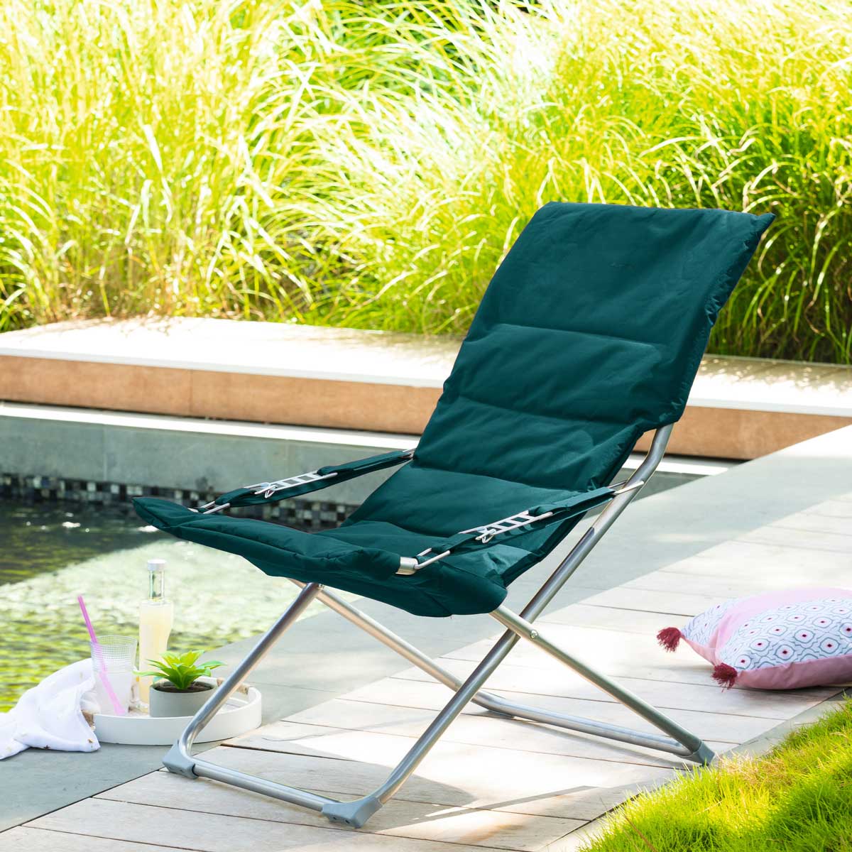 Cadeira Relax Milos Azul Canard