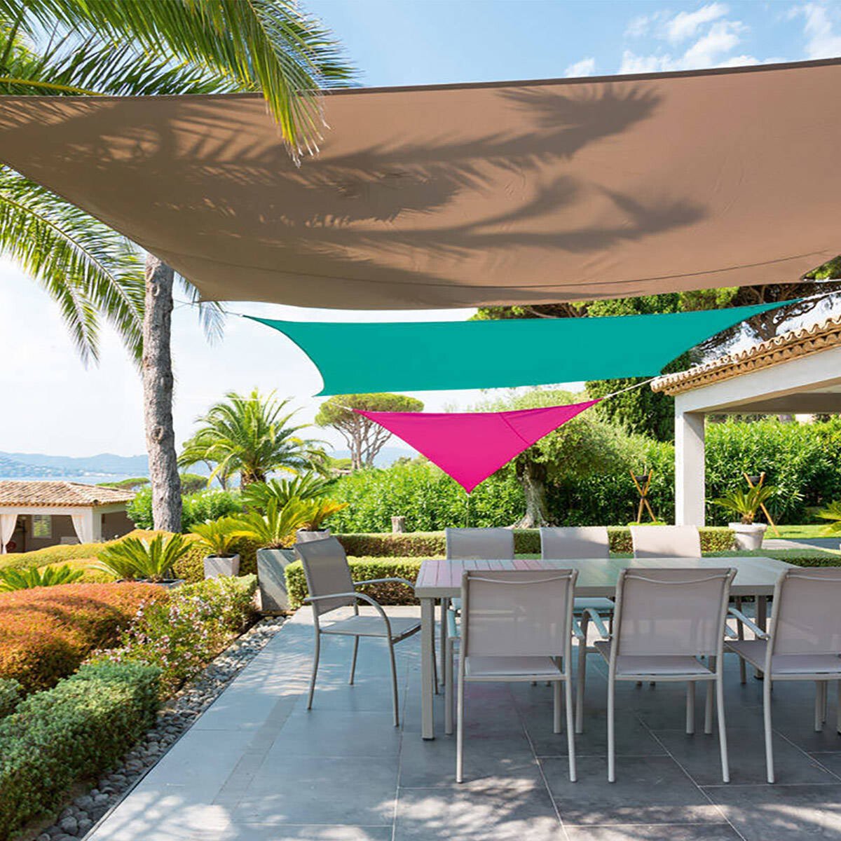 Toldo SOLAR CURACAO taupe 3x4m