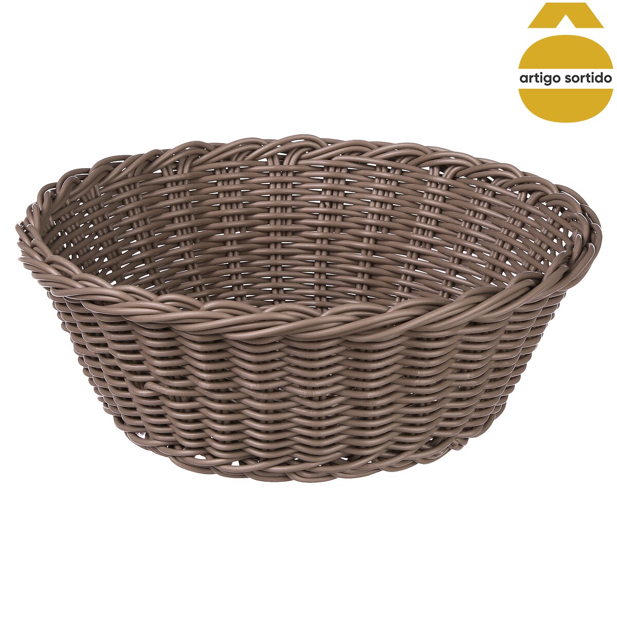 Cesto de p&atilde;o redondo 21cm