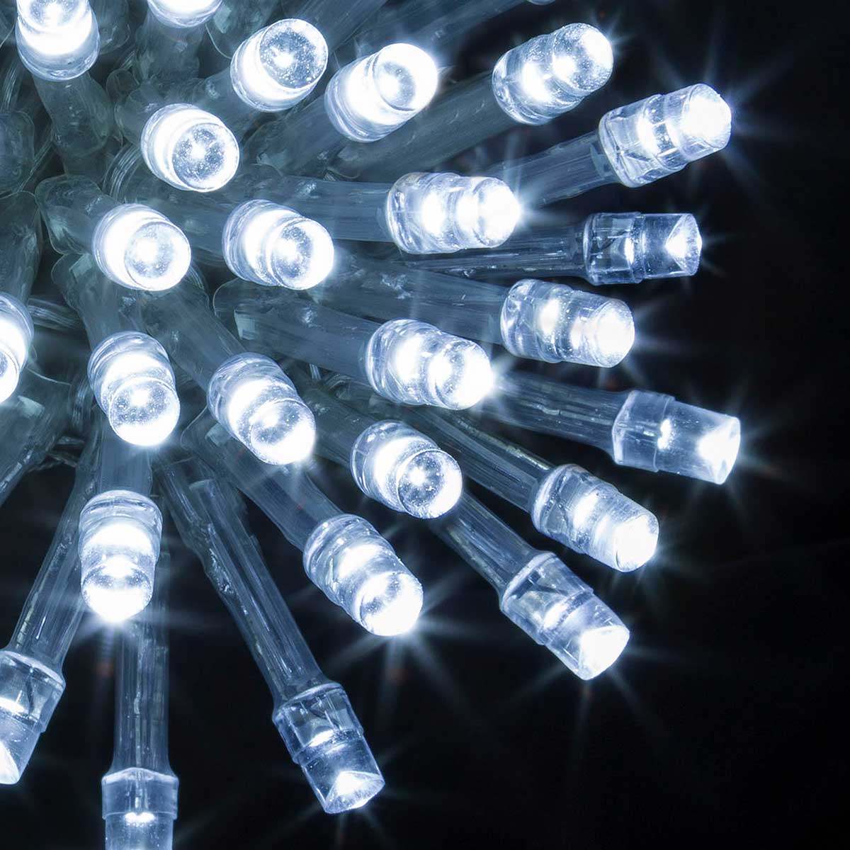 Série luminosa de natal branco frio 500 leds 50m