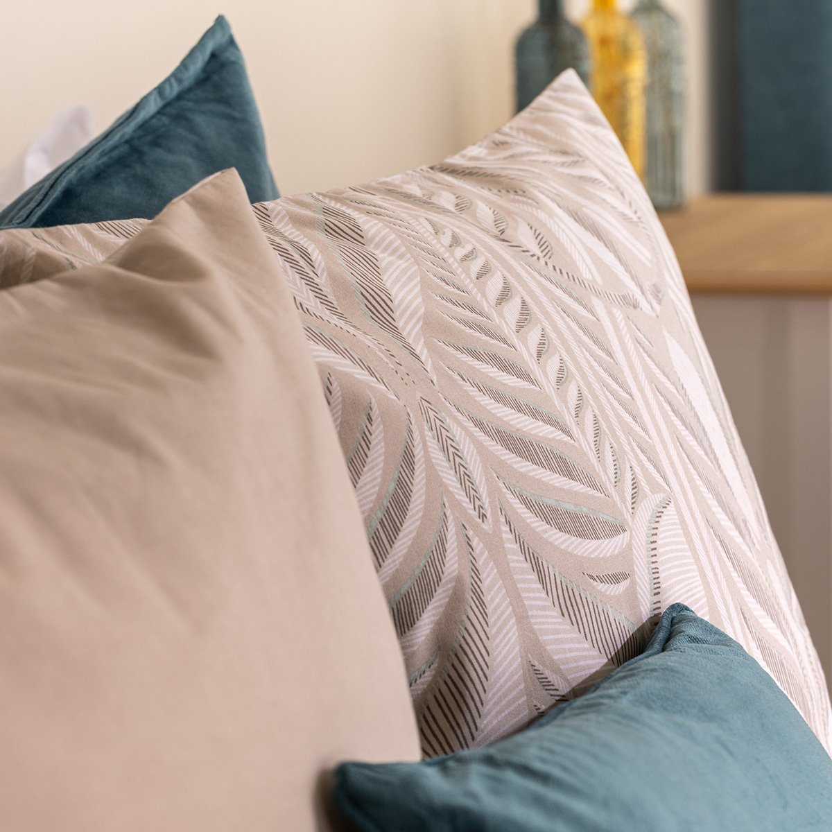 Capa de edredão e 2 capas de almofada NAHL 220x240cm