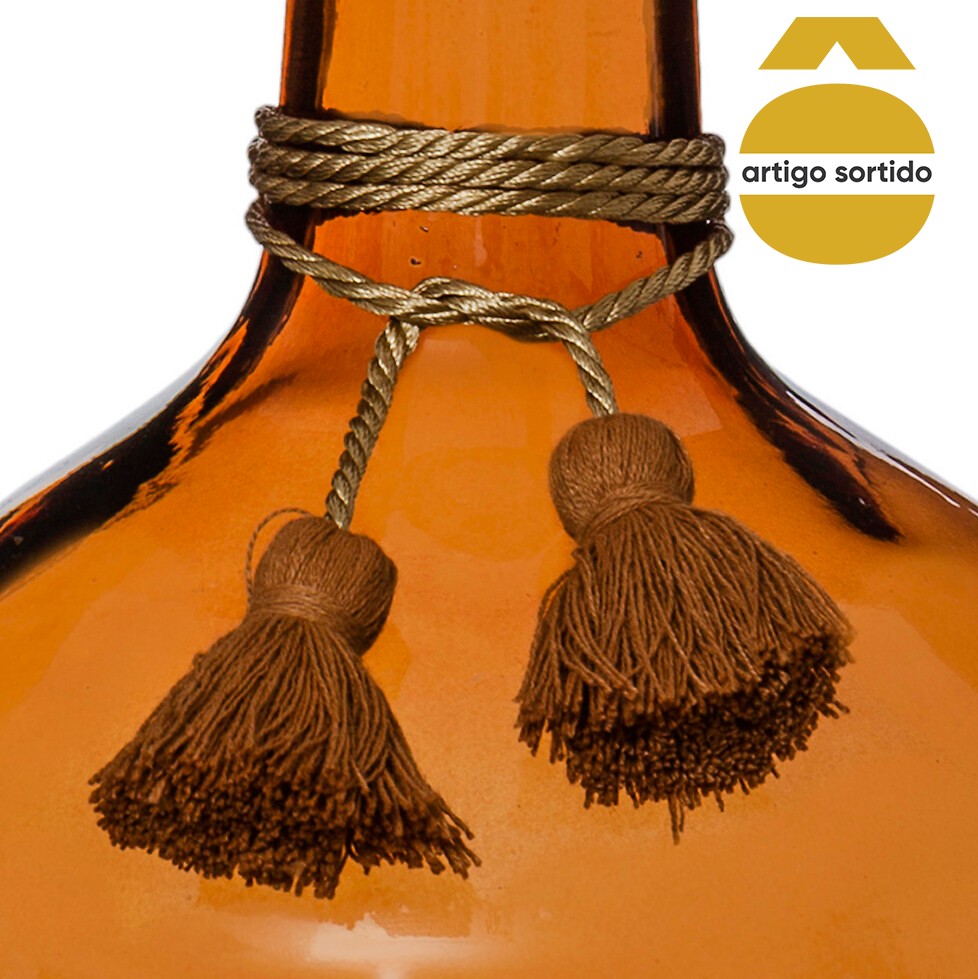 Jarra em forma de garrafa colorida