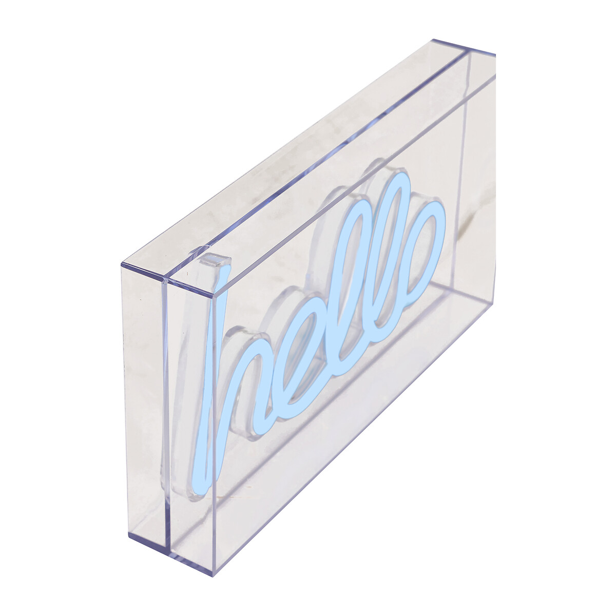 Decoração de mural led Neon hello