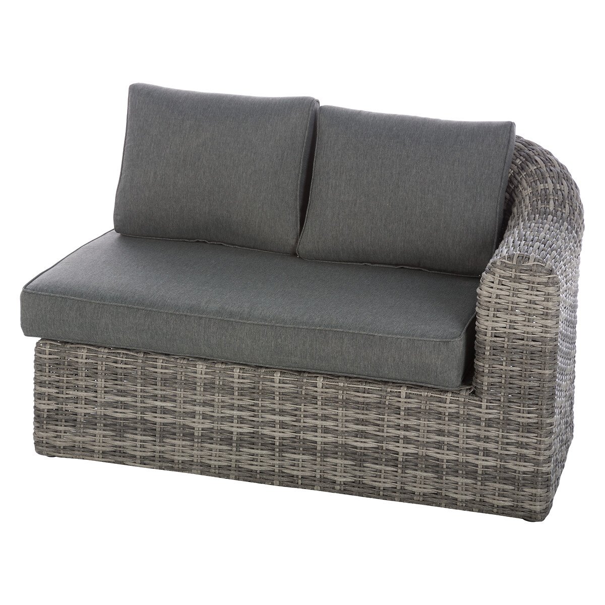 Conjunto de jardim MOOR&Eacute;A TERRE d'ombre em rattan sint&eacute;tico