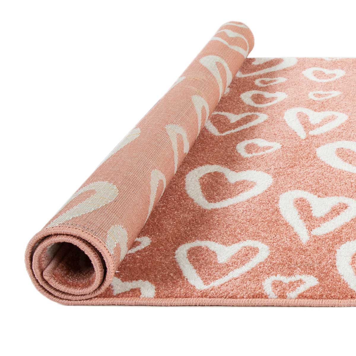 Tapete GIO coração blush 120x160cm